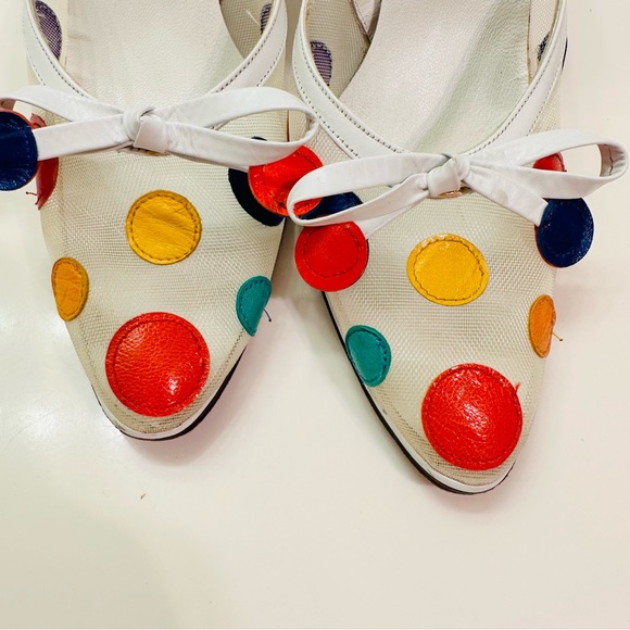 Stuart Weitzman for Mr. Seymour Vintage Mesh Heels 8.5 - Picture 4 of 9